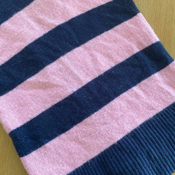 y2k Abercrombie & Fitch knit striped long cardigan- Pink and Navy - Size Small - Picture 8 of 11